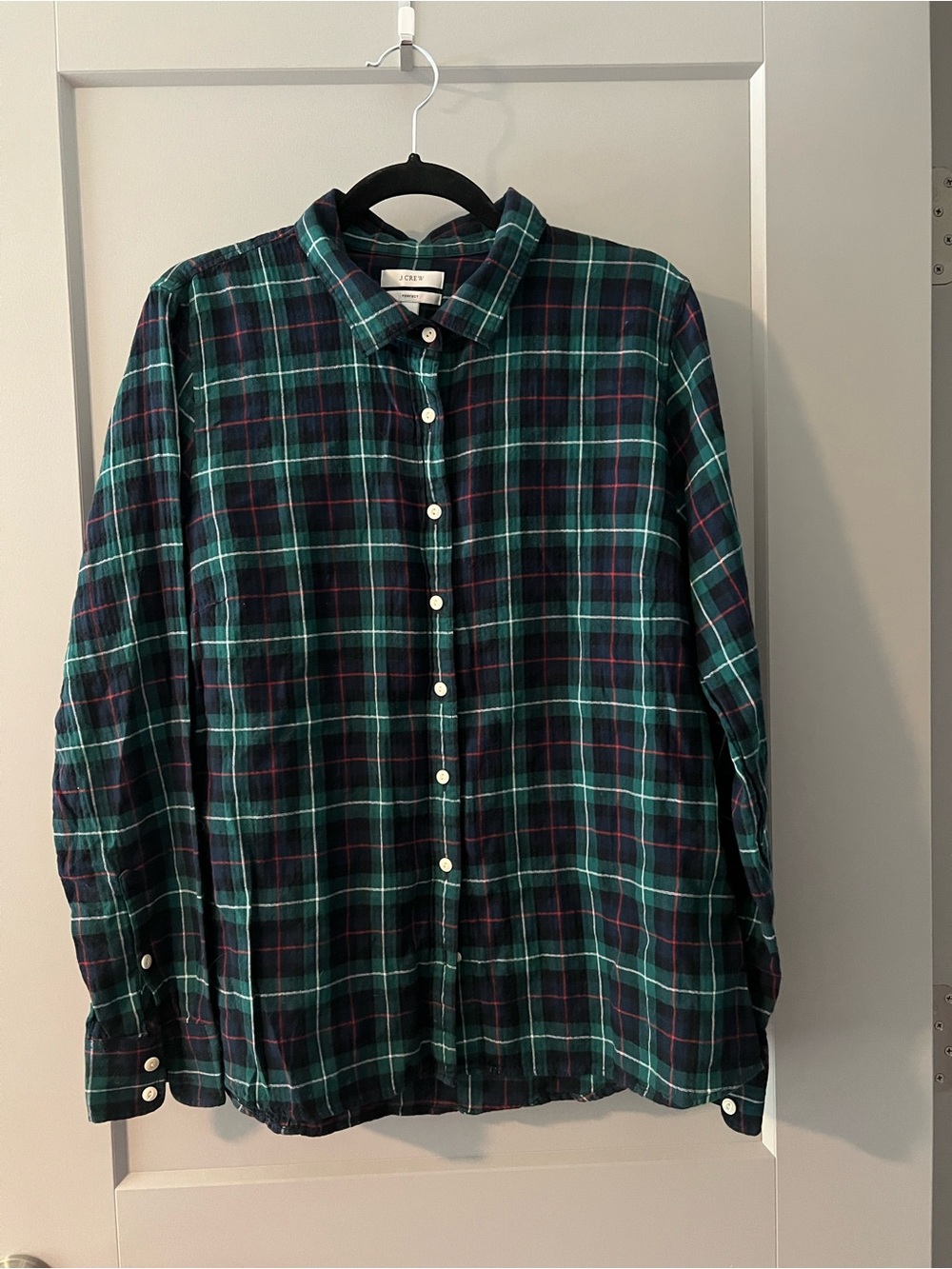 J. Crew Plaid shirt - Wms 14-16